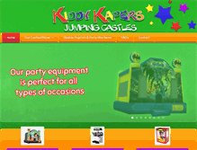 Tablet Screenshot of kiddykapers.com.au